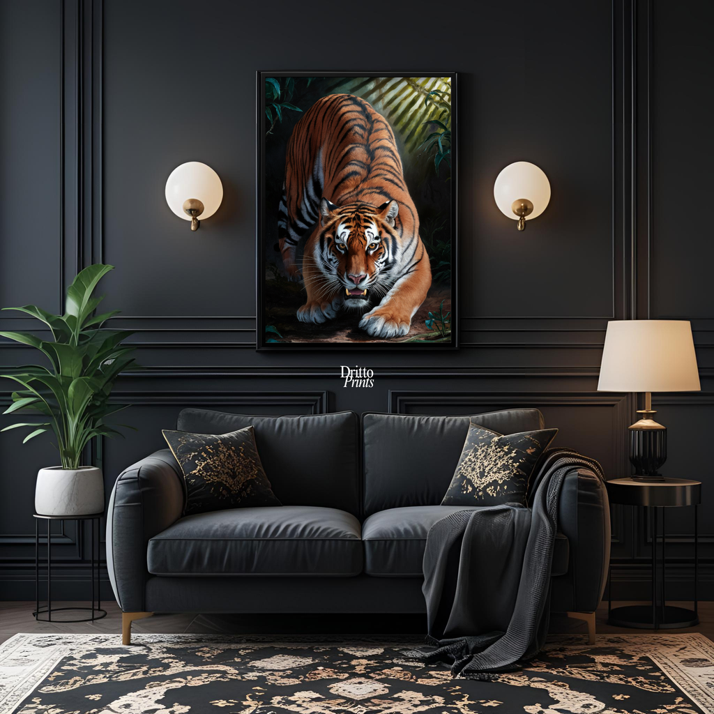 (FD11) Coiled Majesty - Framed matte paper poster