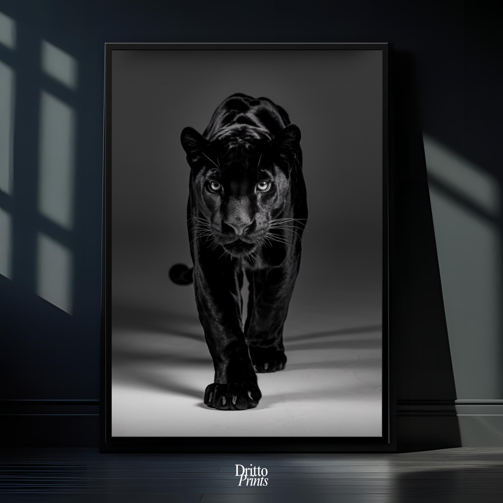 (FD7) Eyes of the Hunt - Framed matte paper poster