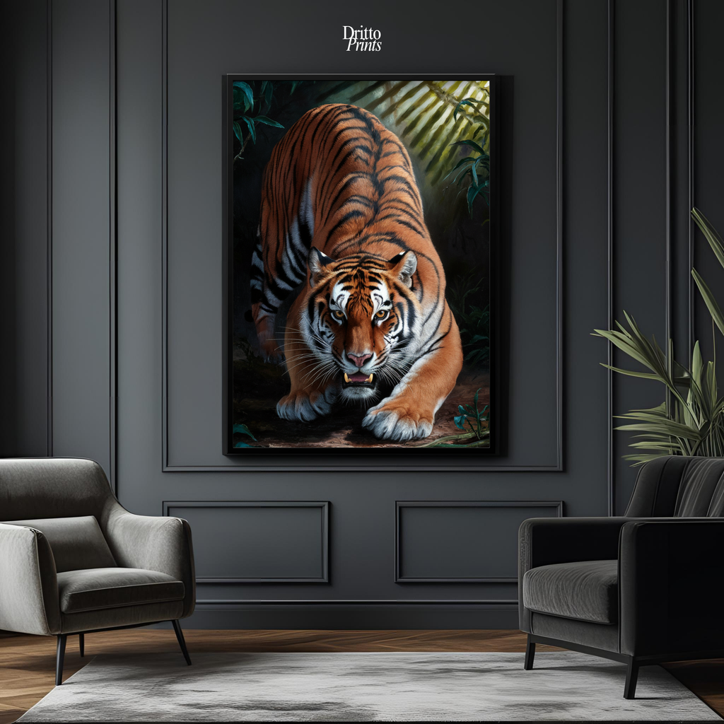 (FD11) Coiled Majesty - Framed matte paper poster