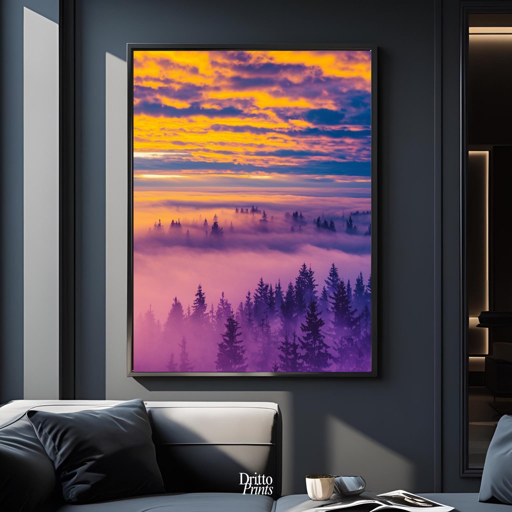 (FD13) Light Between Worlds - Framed matte paper poster