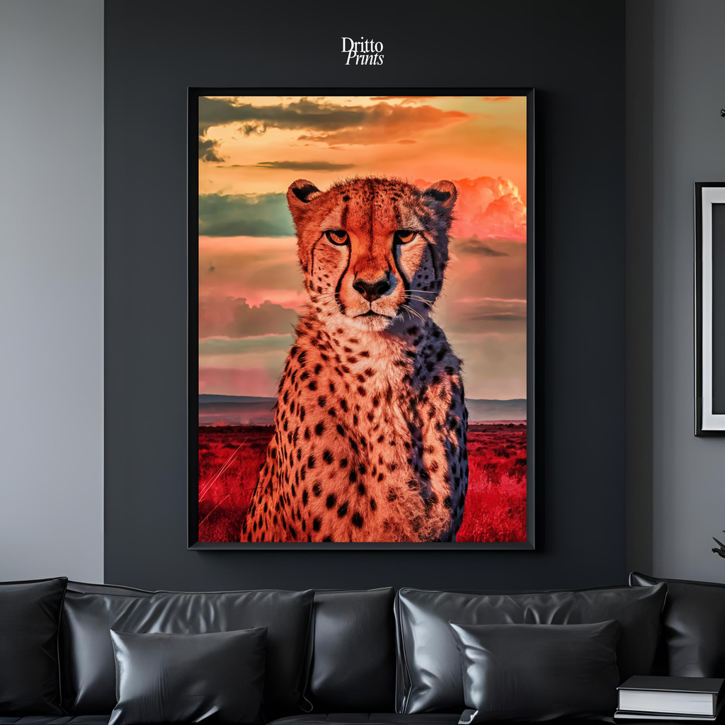 (FD12) Speed & Sky - Framed matte paper poster