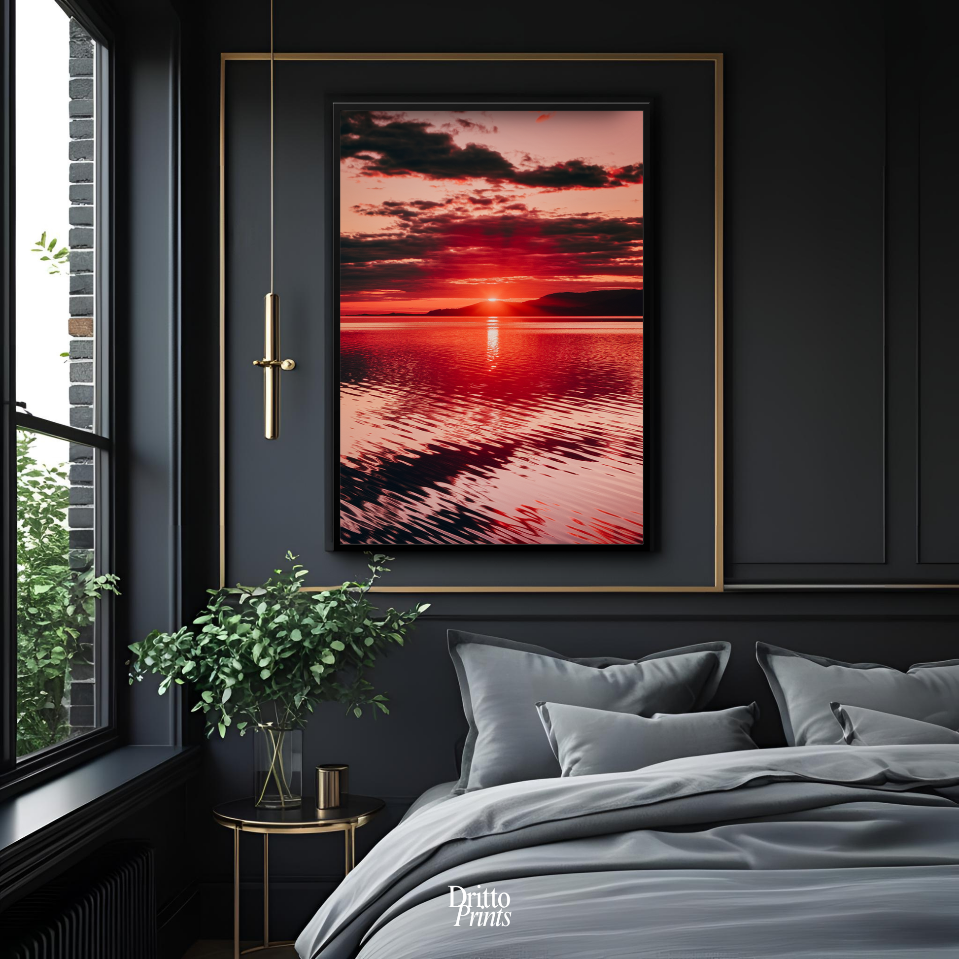 (FD27) View of Eternity - Framed matte paper poster