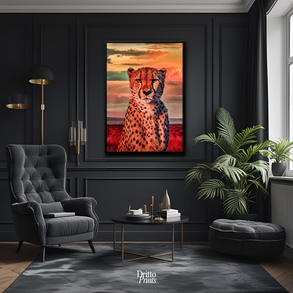 (FD12) Speed & Sky - Framed matte paper poster