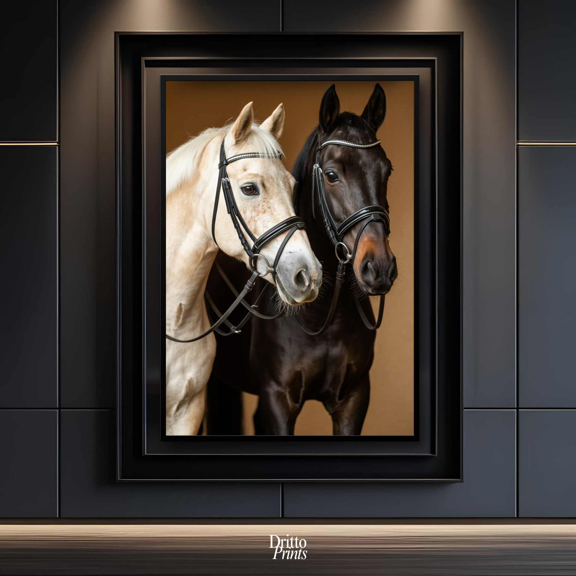 (FD22) Harmony in Contrast - Framed matte paper poster