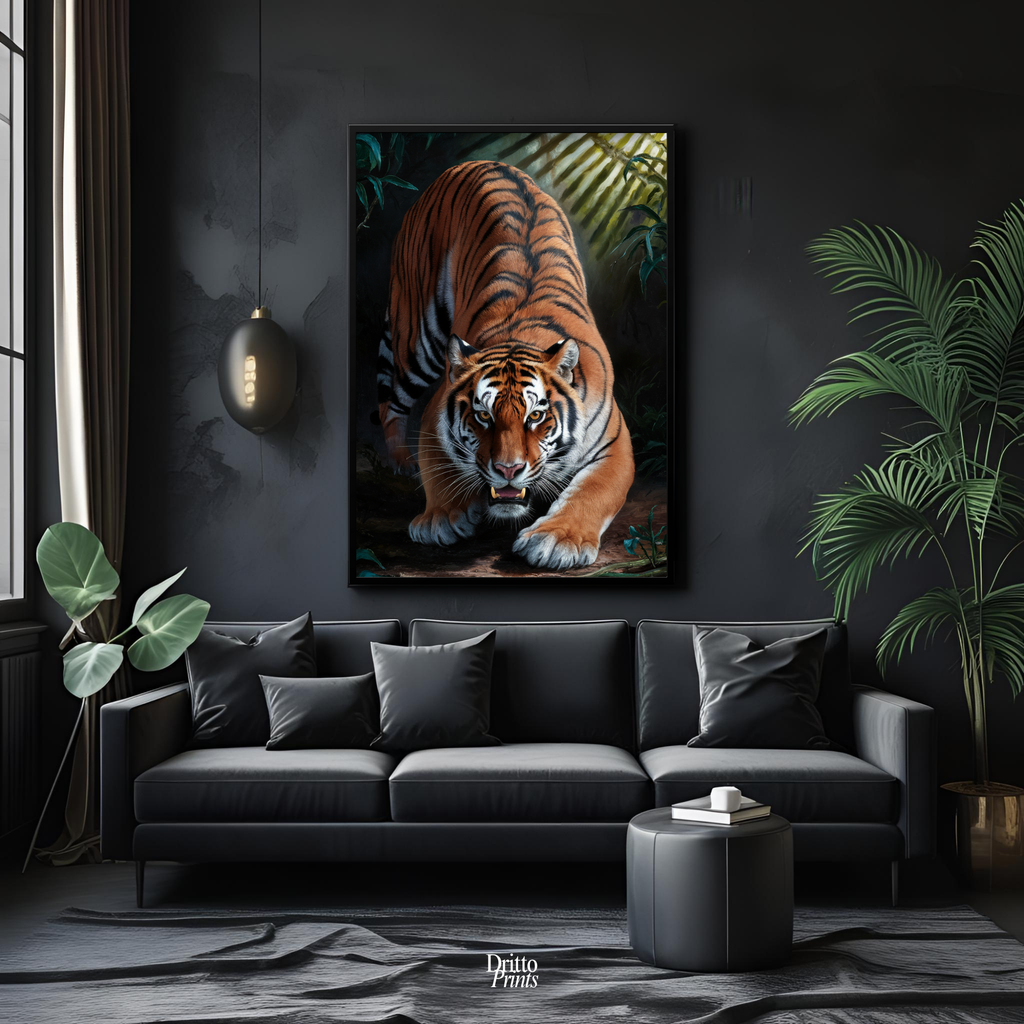 (FD11) Coiled Majesty - Framed matte paper poster