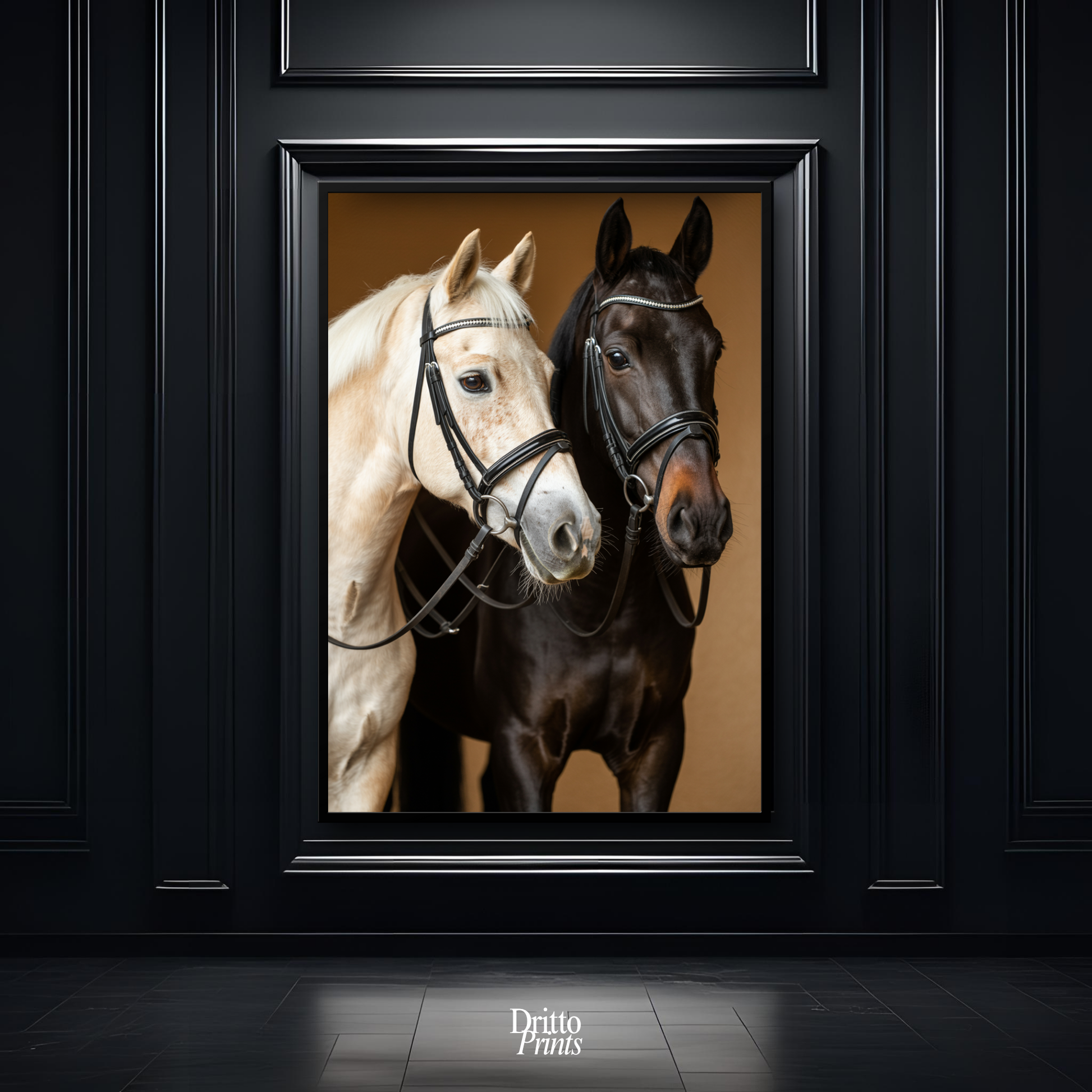 (FD22) Harmony in Contrast - Framed matte paper poster