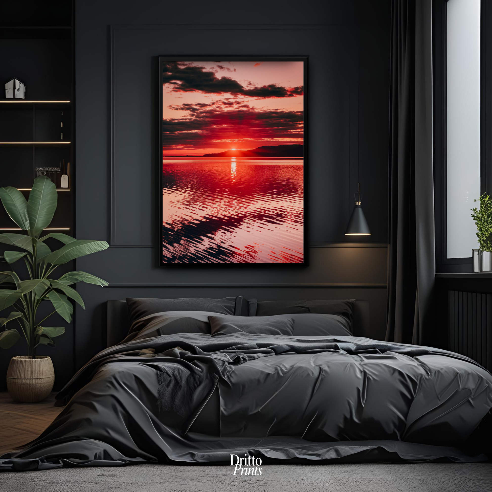 (FD27) View of Eternity - Framed matte paper poster