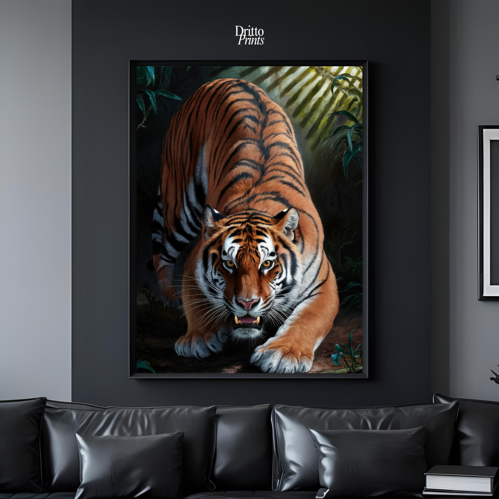 (FD11) Coiled Majesty - Framed matte paper poster