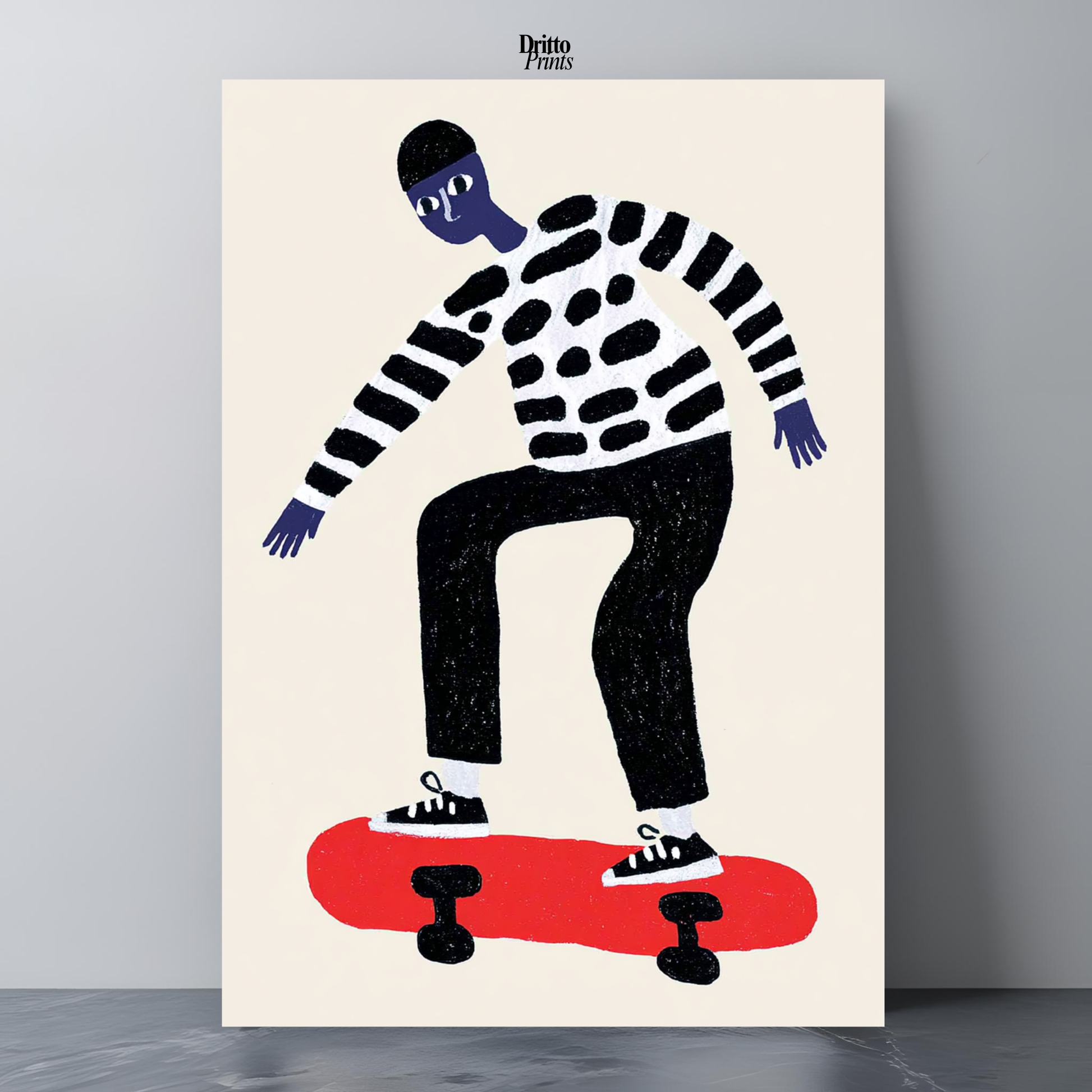 (PD40) Below the Board - Poster