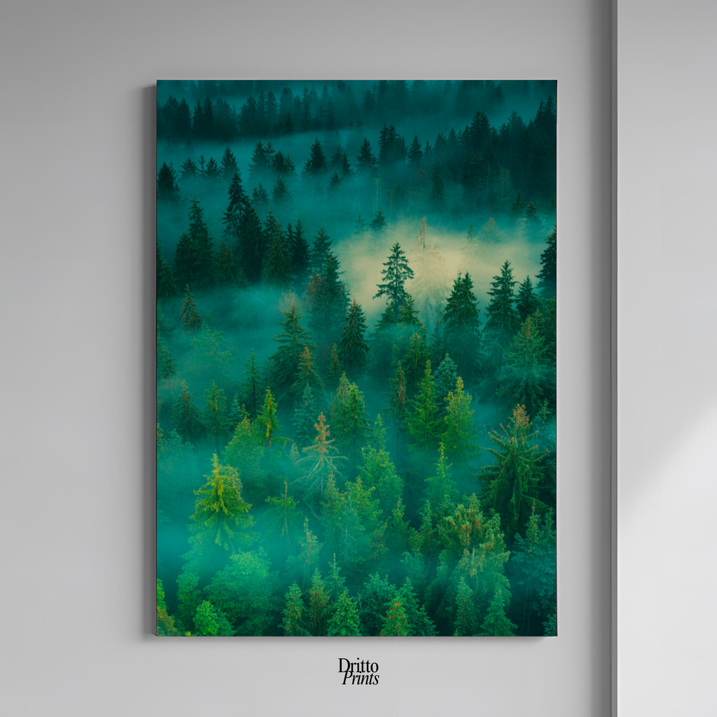 (CD4) Into the Morning Mist - Canvas