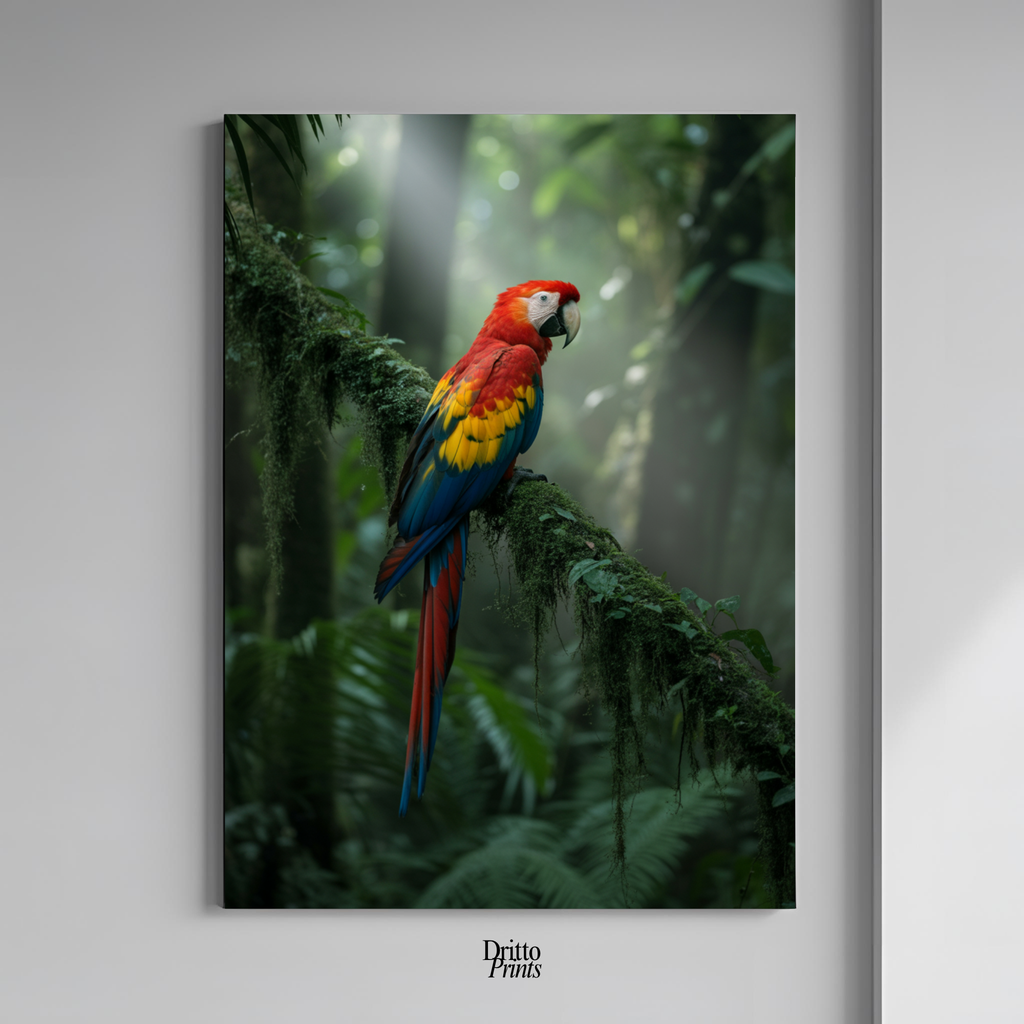 (CF1) Heart of the Rainforest - Framed canvas