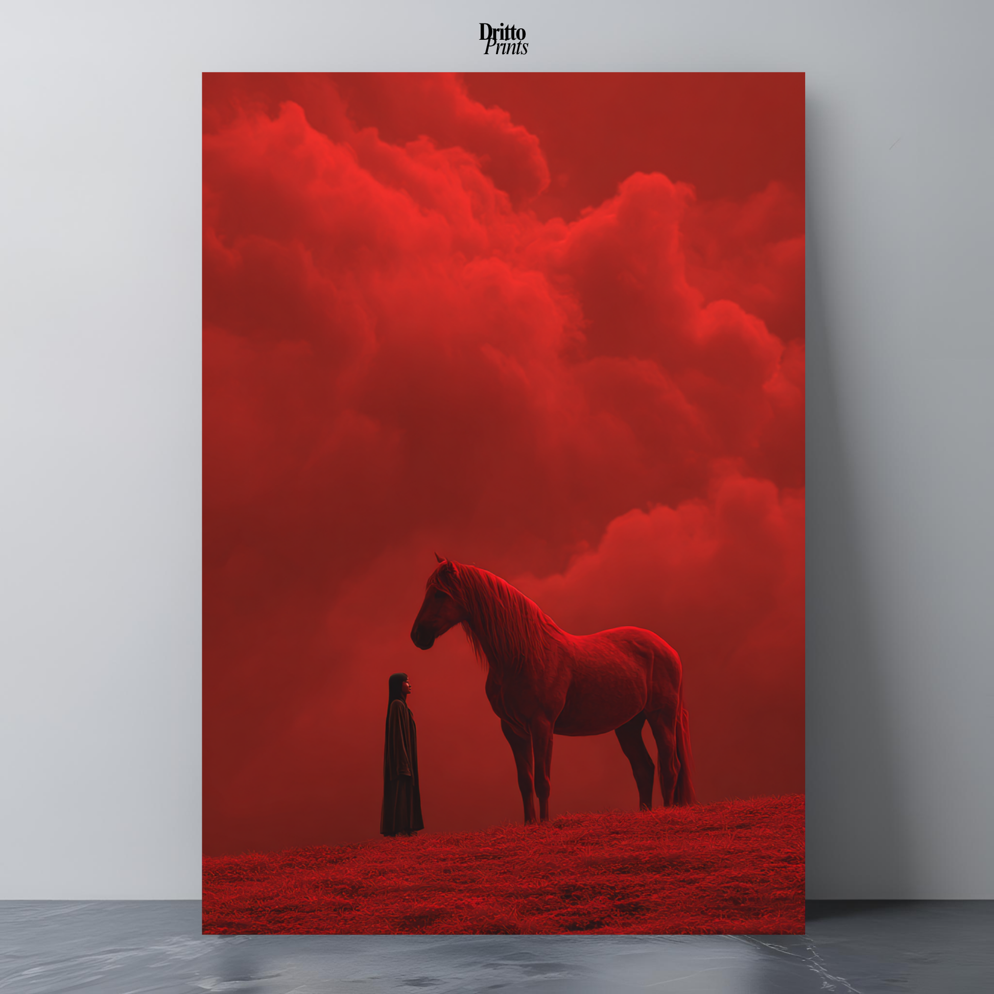 (PD30) Dream Horse & Figures Poster