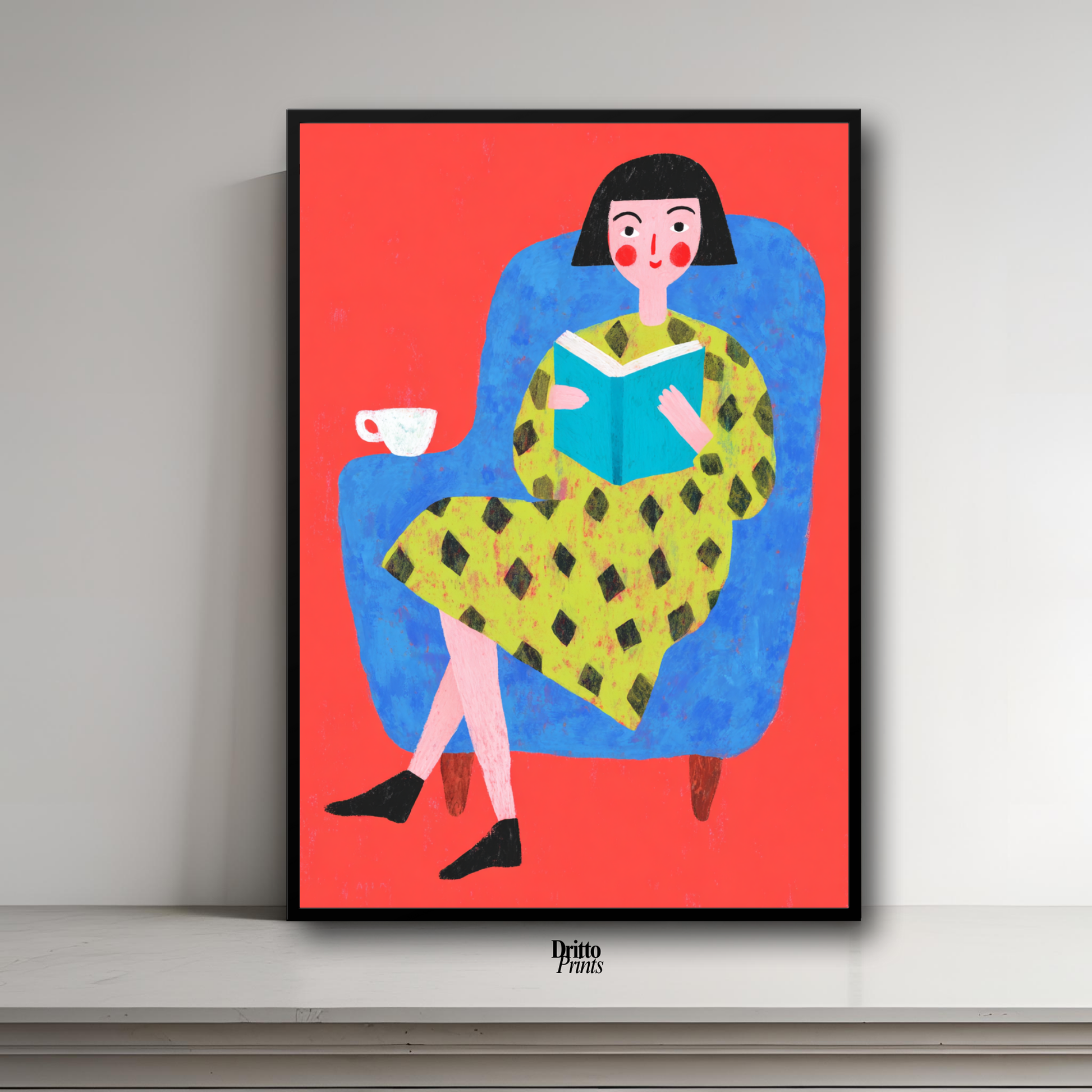 (FD46) A Moment with a Story - Framed matte paper poster