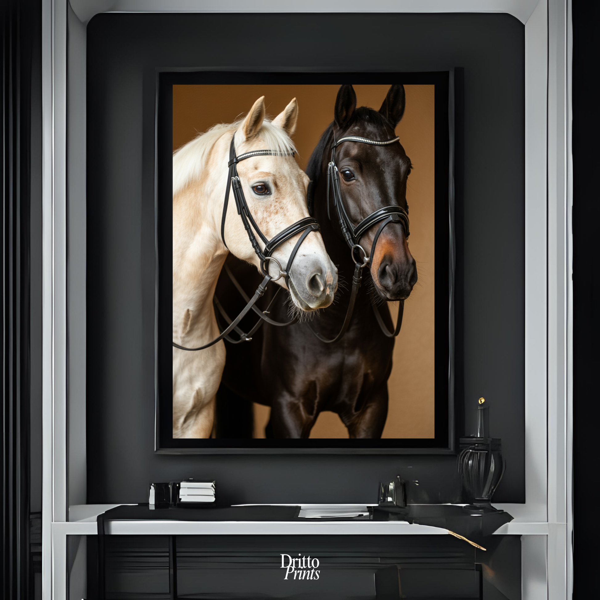 (FD22) Harmony in Contrast - Framed matte paper poster