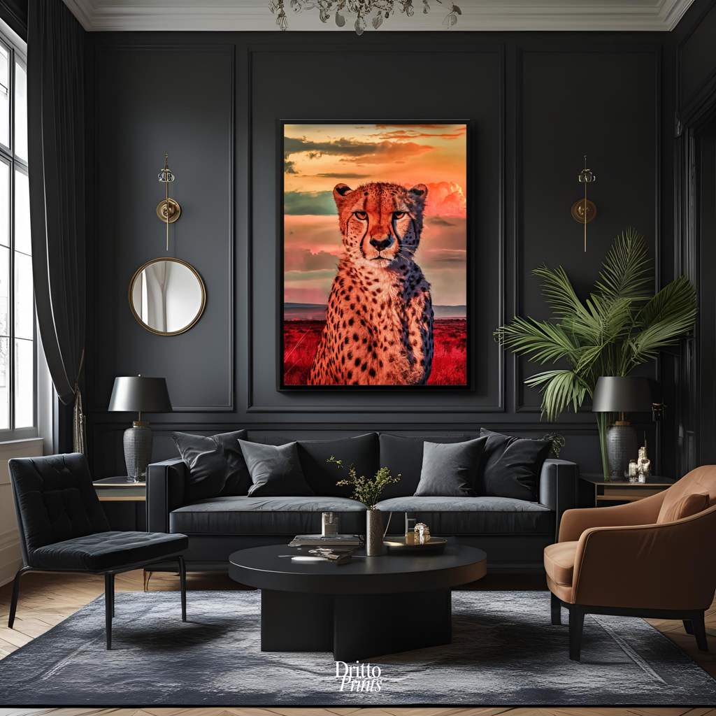 (FD12) Speed & Sky - Framed matte paper poster