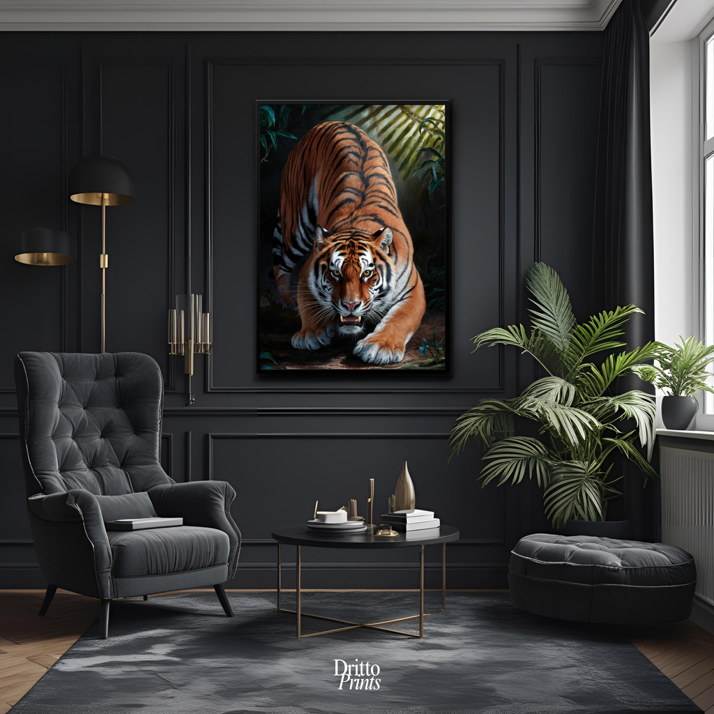 (FD11) Coiled Majesty - Framed matte paper poster