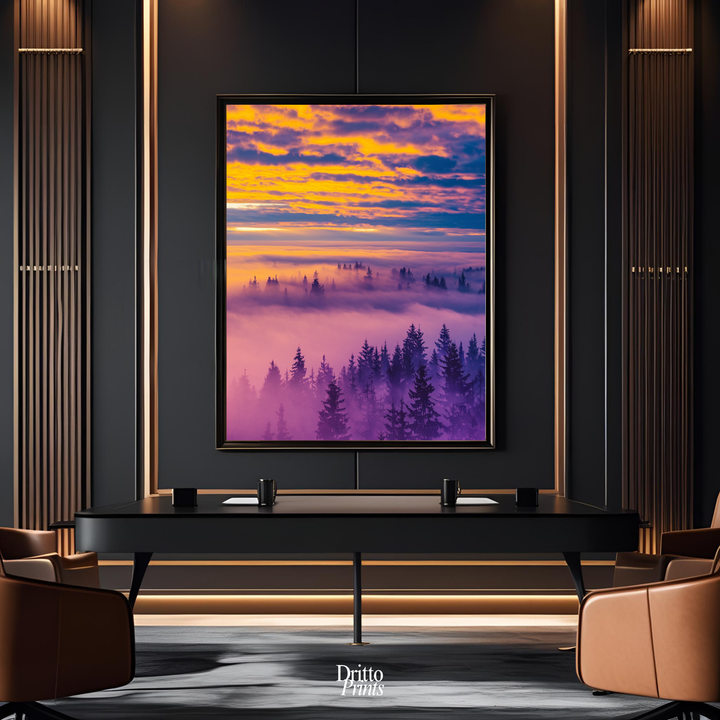 (FD13) Light Between Worlds - Framed matte paper poster