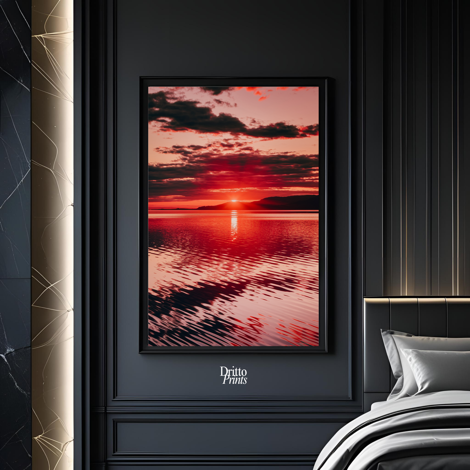 (FD27) View of Eternity - Framed matte paper poster