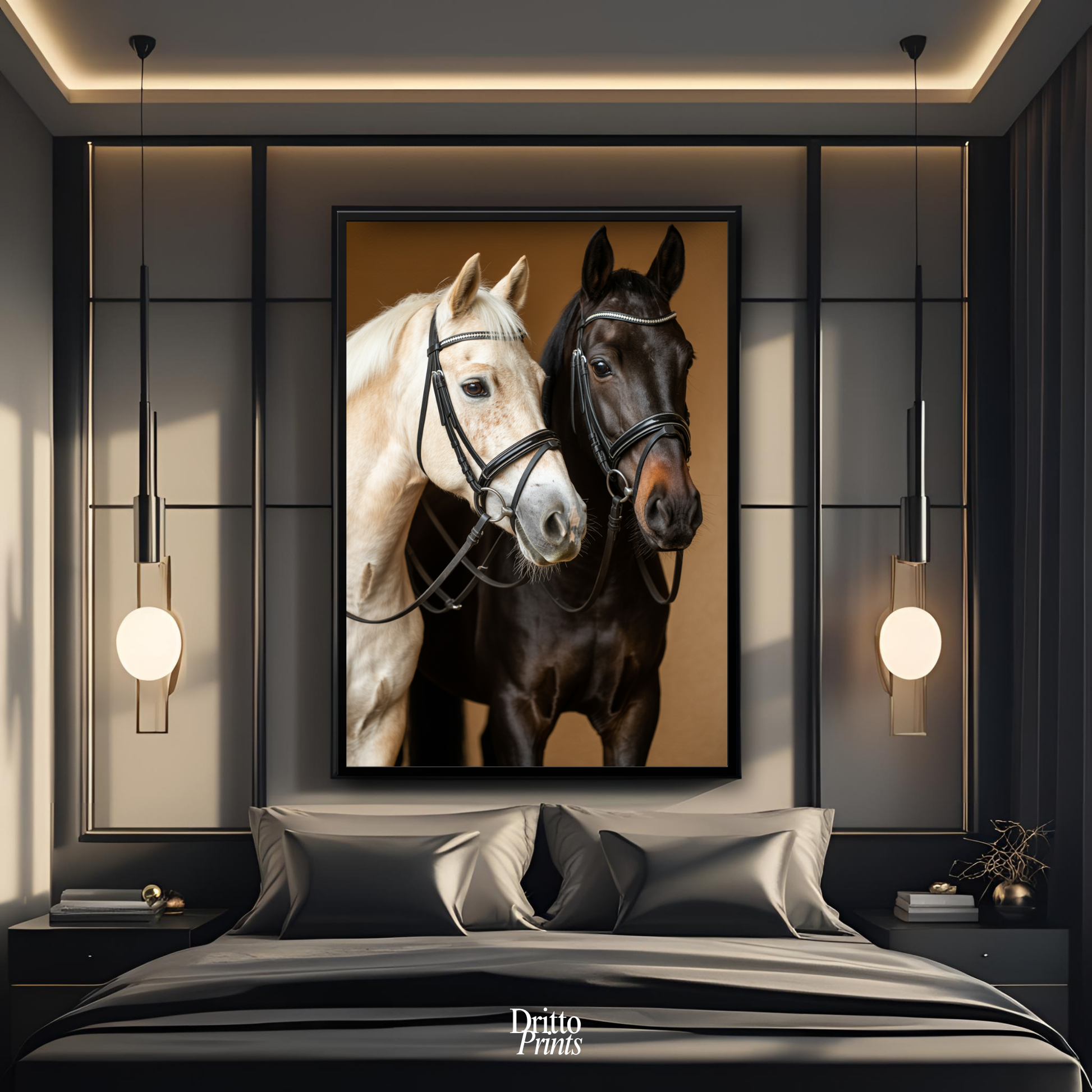 (FD22) Harmony in Contrast - Framed matte paper poster