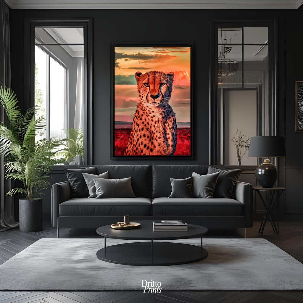 (FD12) Speed & Sky - Framed matte paper poster