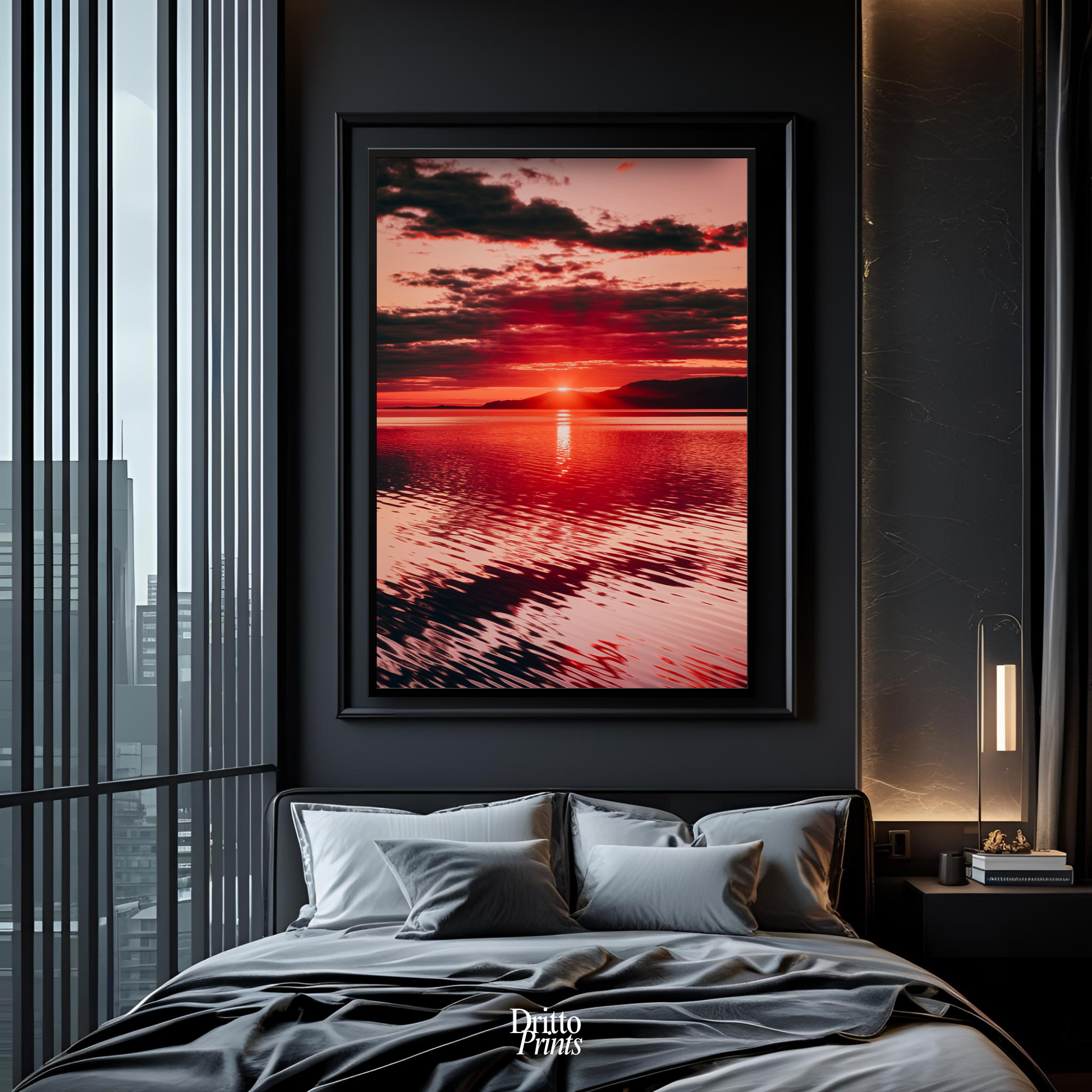 (FD27) View of Eternity - Framed matte paper poster