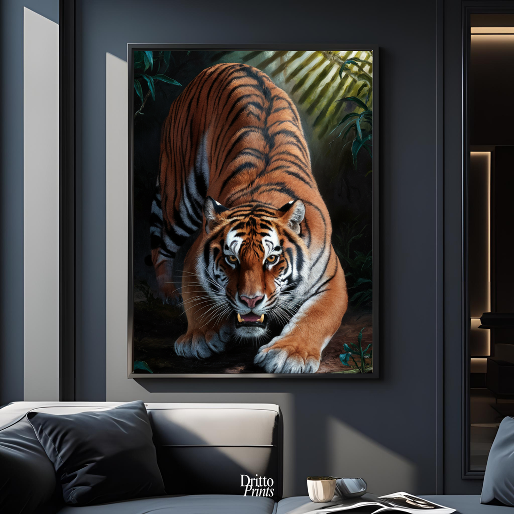 (FD11) Coiled Majesty - Framed matte paper poster