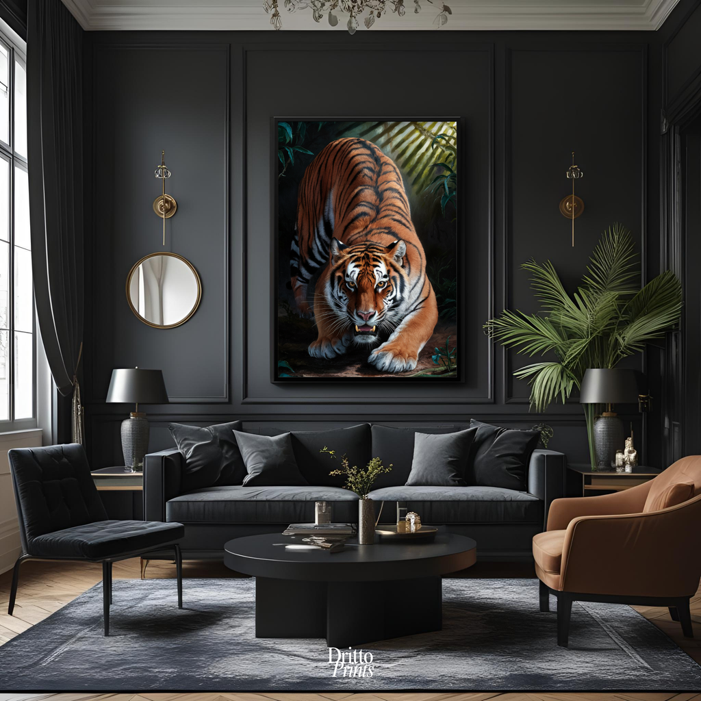 (FD11) Coiled Majesty - Framed matte paper poster