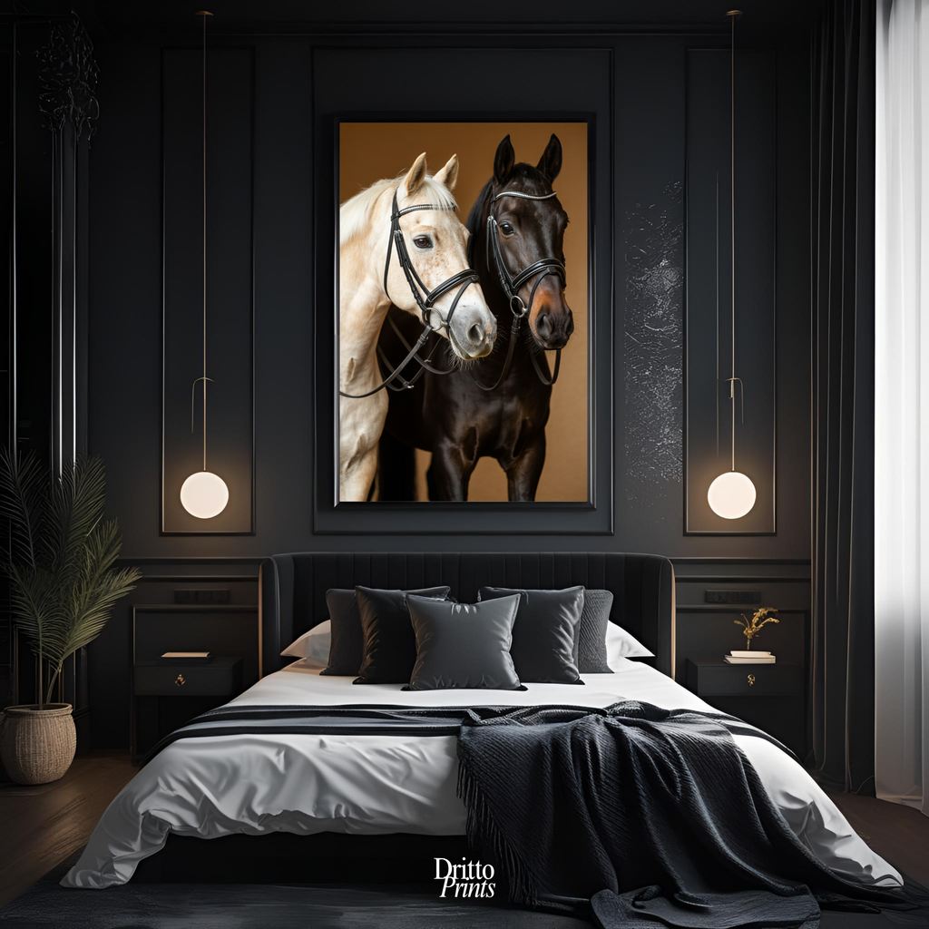 (FD22) Harmony in Contrast - Framed matte paper poster