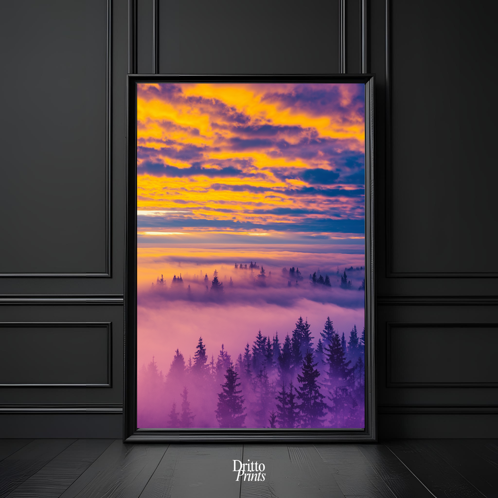 (FD13) Light Between Worlds - Framed matte paper poster