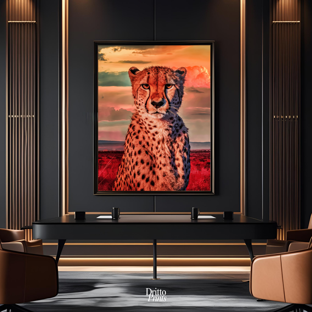 (FD12) Speed & Sky - Framed matte paper poster
