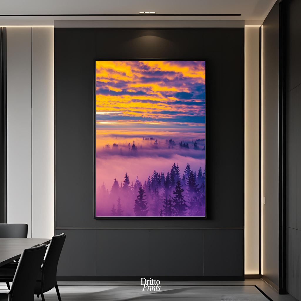 (FD13) Light Between Worlds - Framed matte paper poster