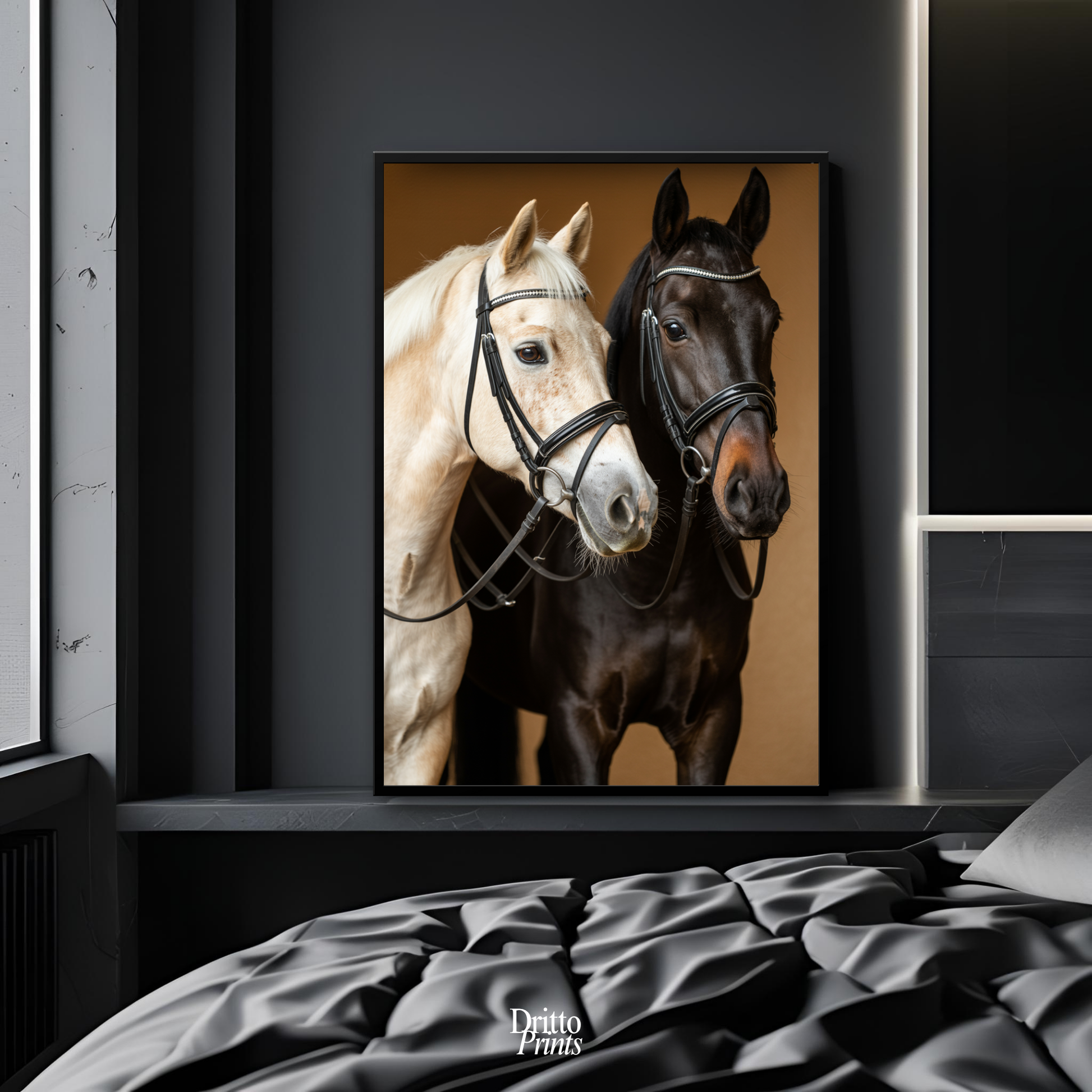 (FD22) Harmony in Contrast - Framed matte paper poster