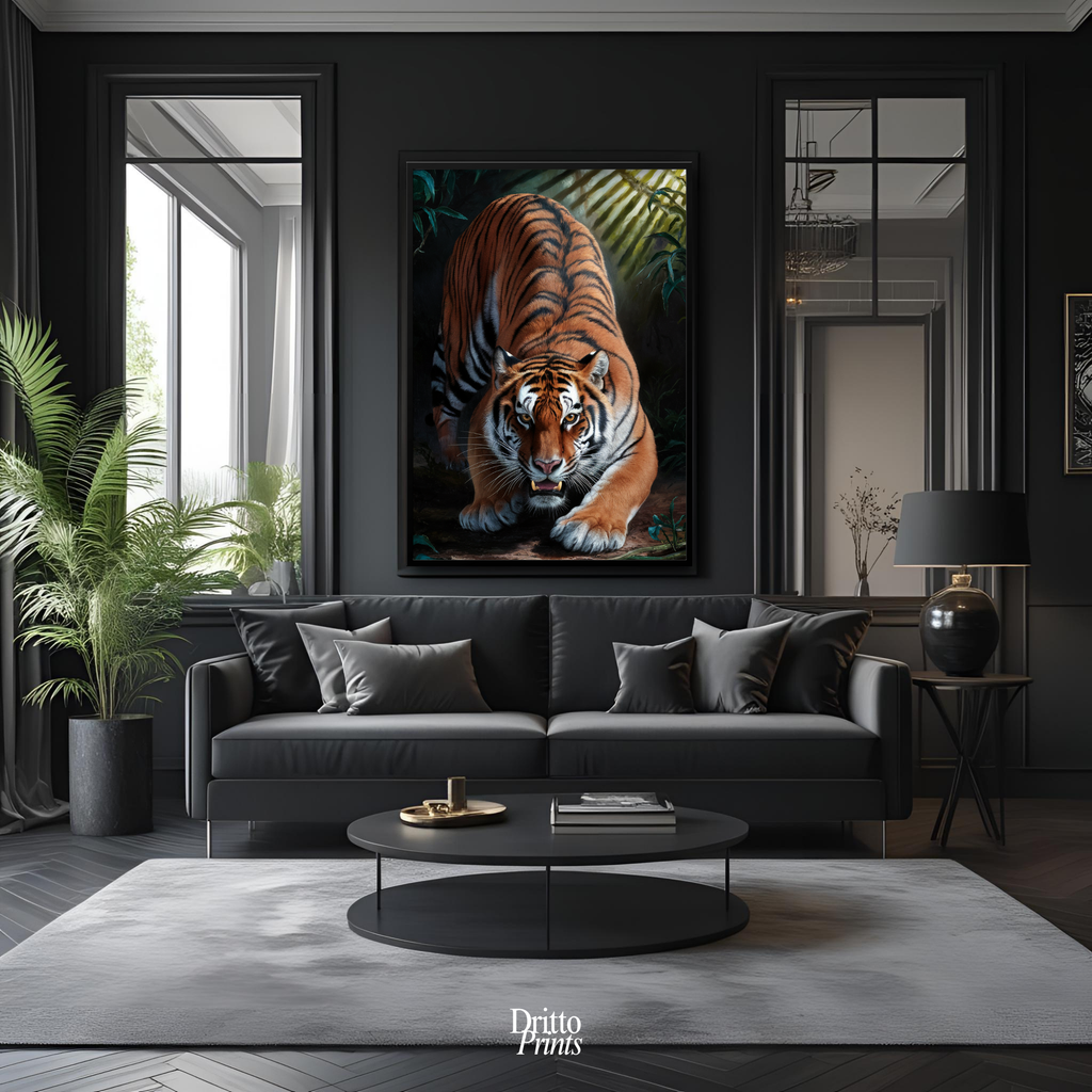 (FD11) Coiled Majesty - Framed matte paper poster