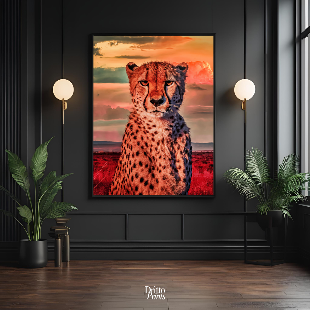 (FD12) Speed & Sky - Framed matte paper poster