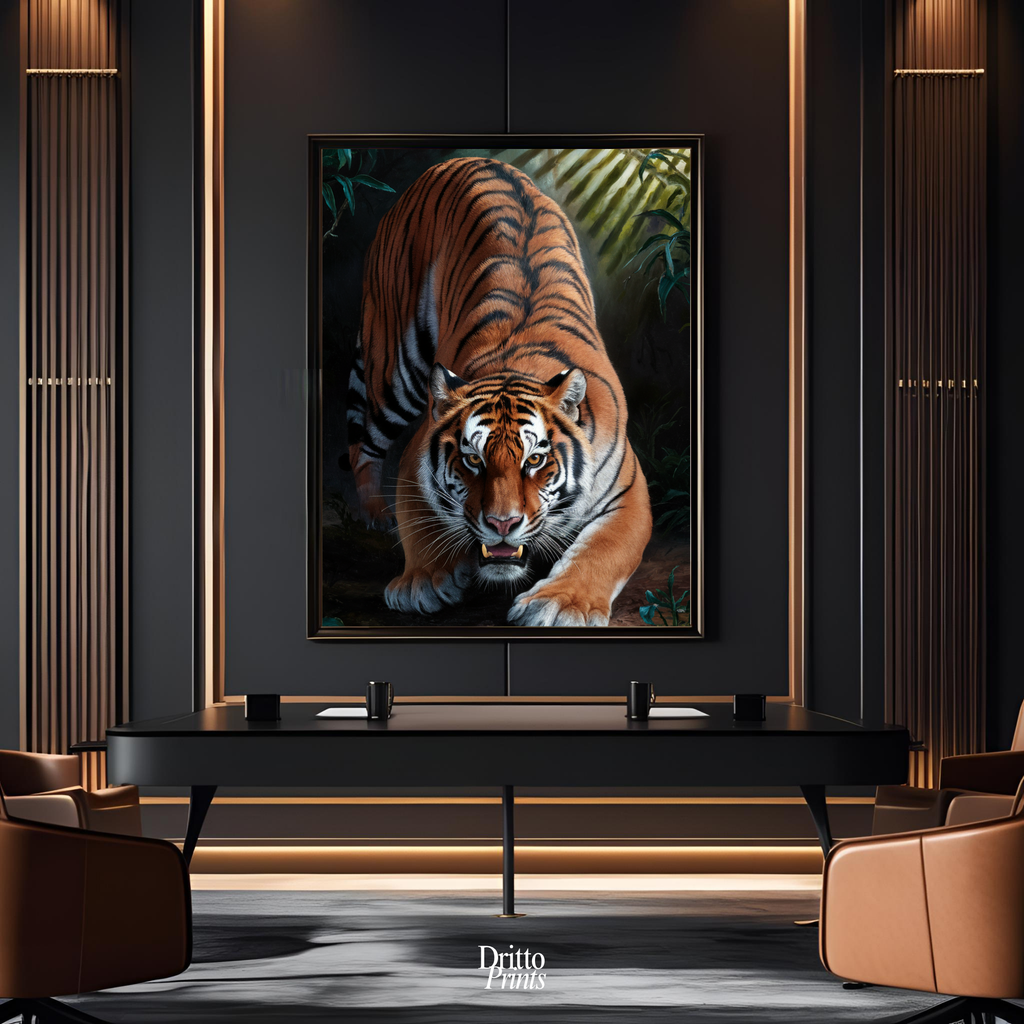 (FD11) Coiled Majesty - Framed matte paper poster