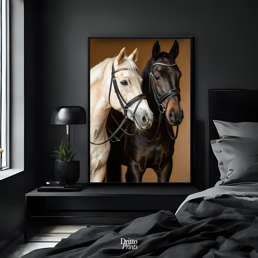 (FD22) Harmony in Contrast - Framed matte paper poster