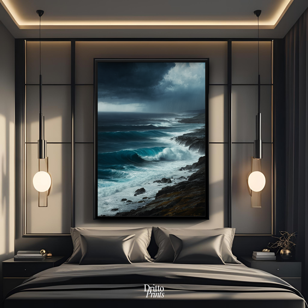 (FD17) Where the Rain Begins - Framed matte paper poster