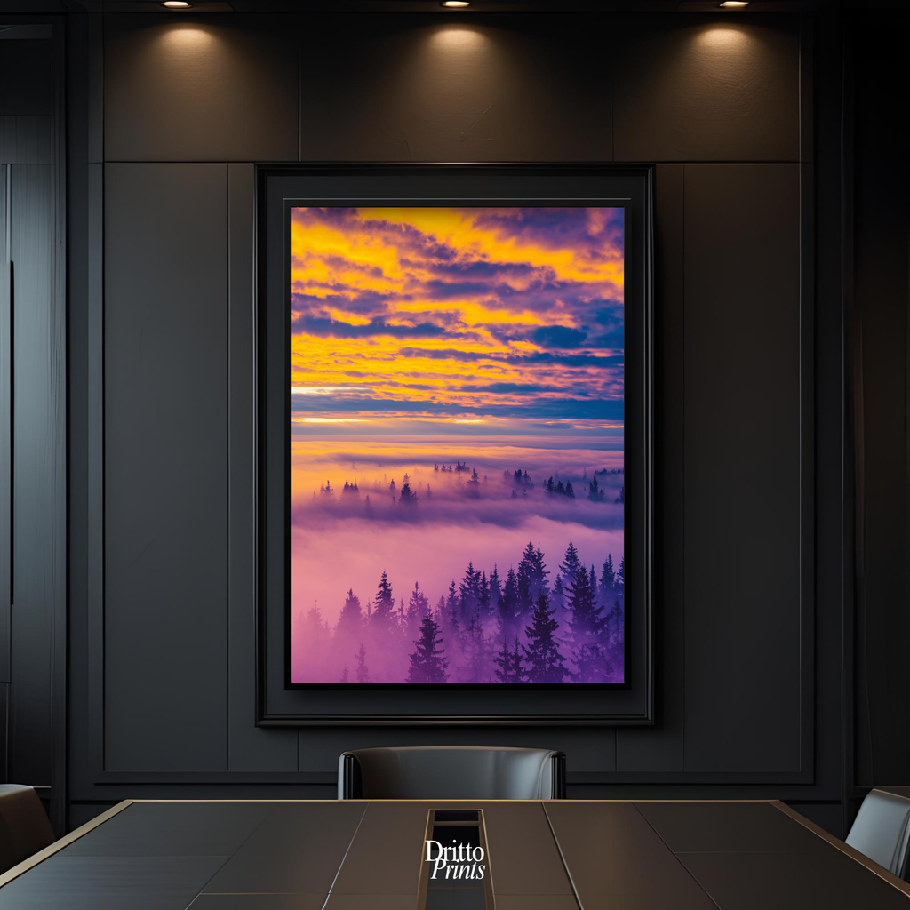 (FD13) Light Between Worlds - Framed matte paper poster