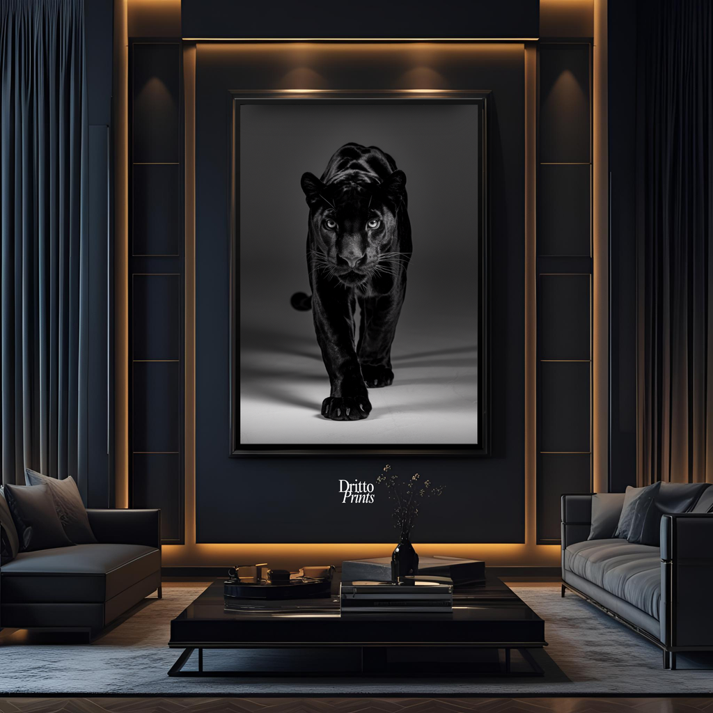 (FD7) Eyes of the Hunt - Framed matte paper poster
