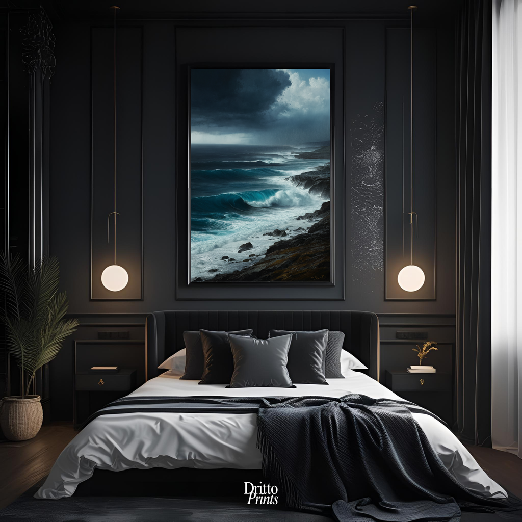 (FD17) Where the Rain Begins - Framed matte paper poster