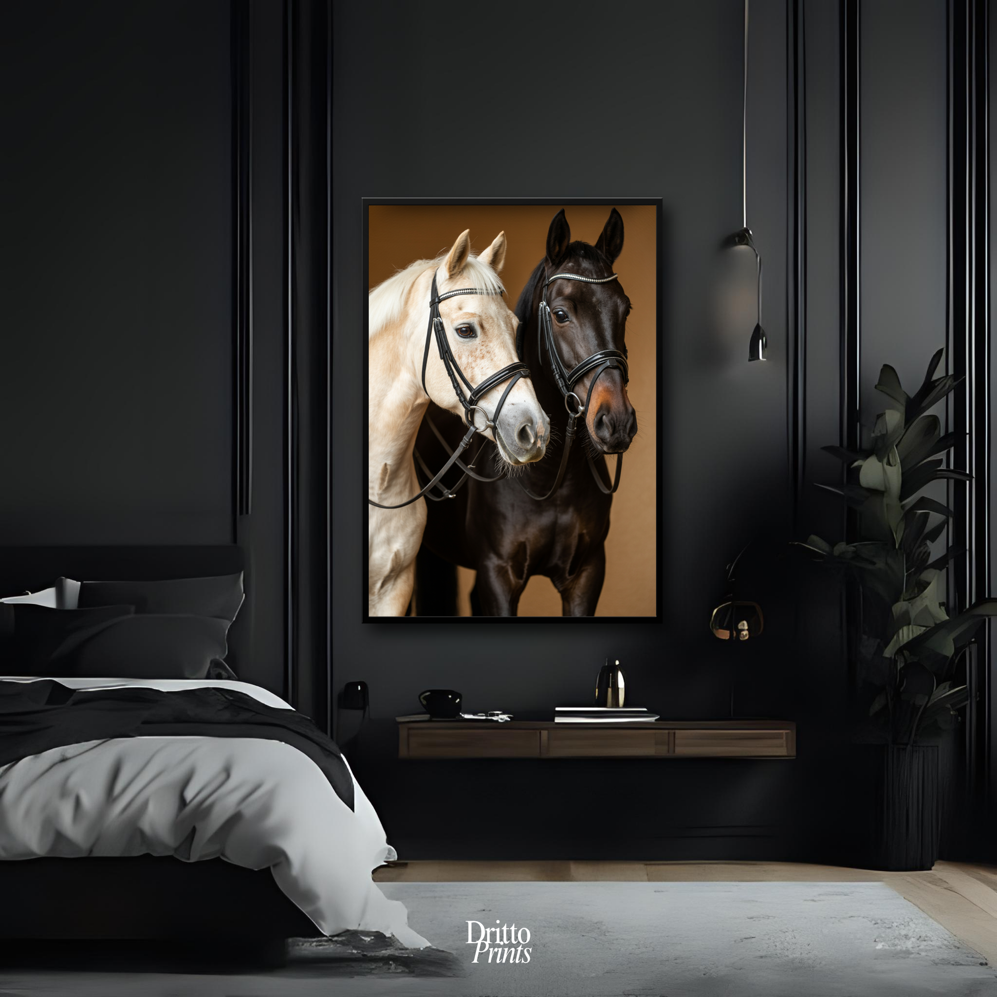 (FD22) Harmony in Contrast - Framed matte paper poster