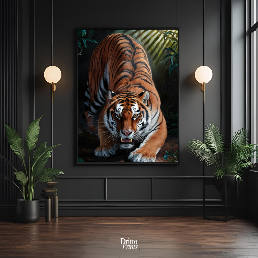 (FD11) Coiled Majesty - Framed matte paper poster