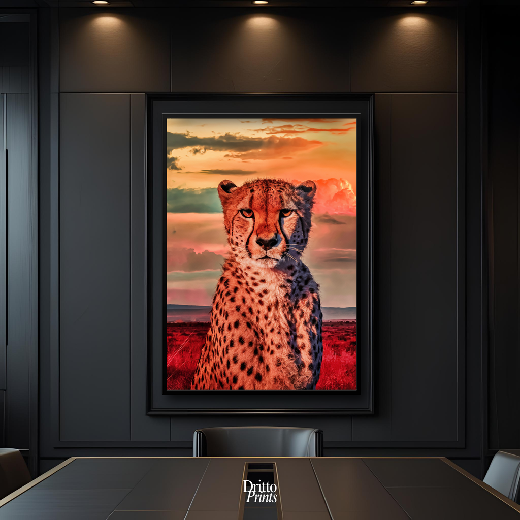 (FD12) Speed & Sky - Framed matte paper poster