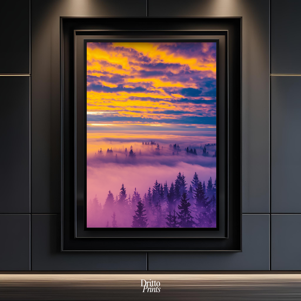 (FD13) Light Between Worlds - Framed matte paper poster