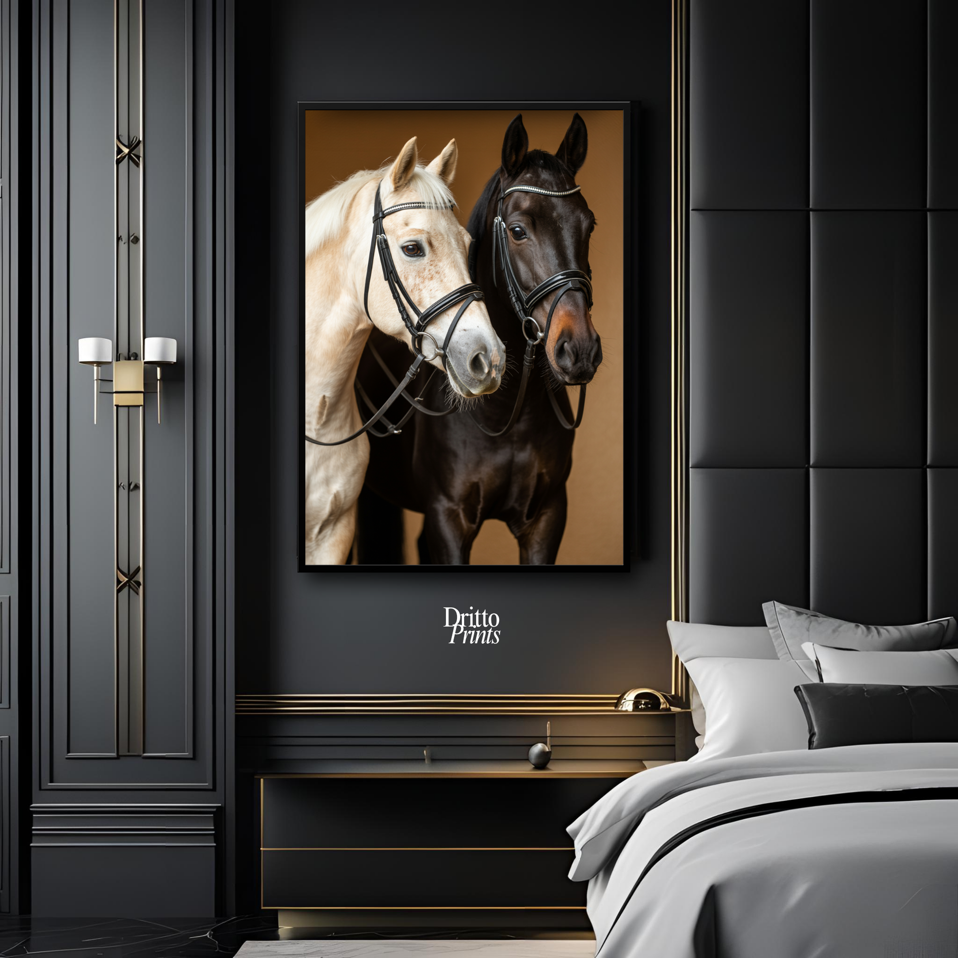 (FD22) Harmony in Contrast - Framed matte paper poster
