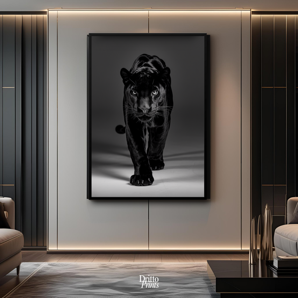 (FD7) Eyes of the Hunt - Framed matte paper poster