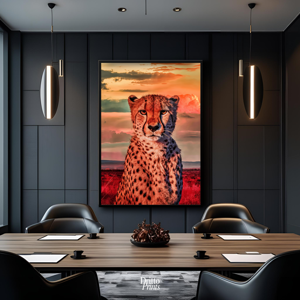 (FD12) Speed & Sky - Framed matte paper poster