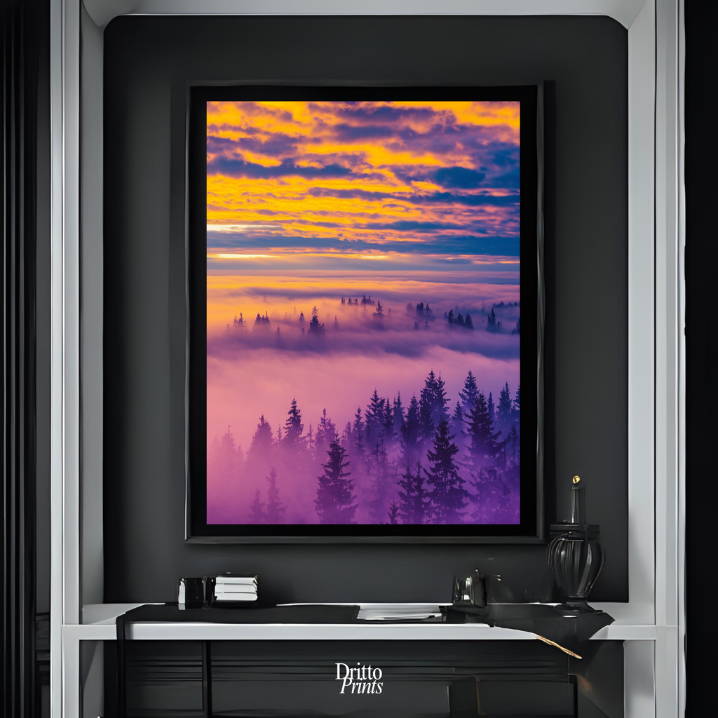 (FD13) Light Between Worlds - Framed matte paper poster