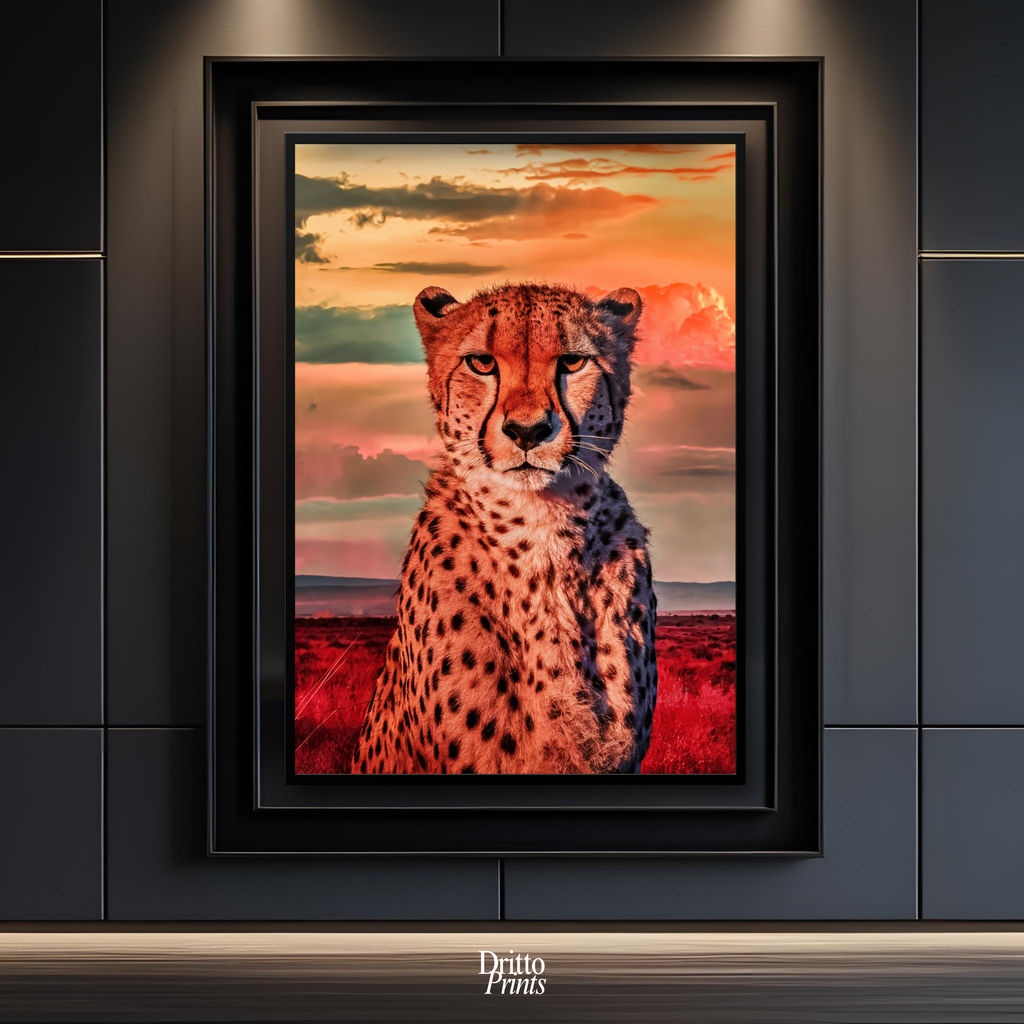 (FD12) Speed & Sky - Framed matte paper poster