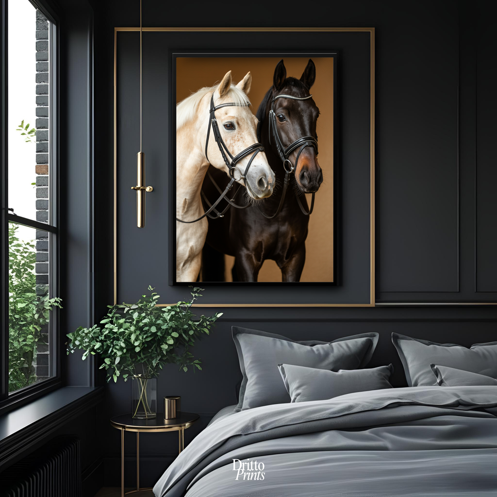 (FD22) Harmony in Contrast - Framed matte paper poster